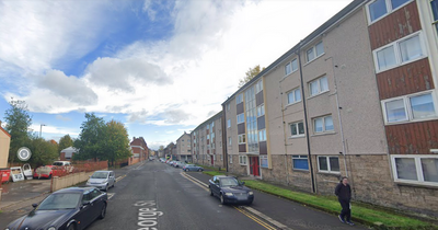 Forensics investigate Paisley flat after body of man discovered