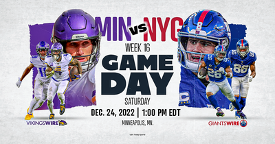 Giants vs. Vikings: Time, television, radio and streaming schedule