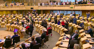 'Shame on you' Scottish Parliament suspended as protesters react to gender reform vote