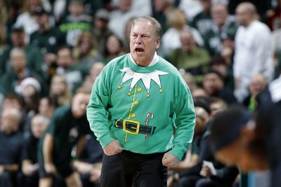 Tom Izzo getting a technical foul while wearing an elf sweater had fans making so many jokes