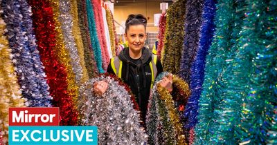 Inside Europe's biggest tinsel factory where Christmas decorations are spun and shipped