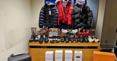 Machete and €100k of designer goods seized after gardaí raid property in Tallaght