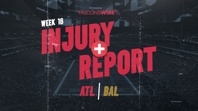 Falcons vs. Ravens: Final injury report for Week 16 matchup