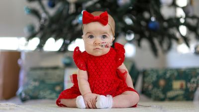 Born with organs outside her body, Elsie is set to celebrate her first Christmas