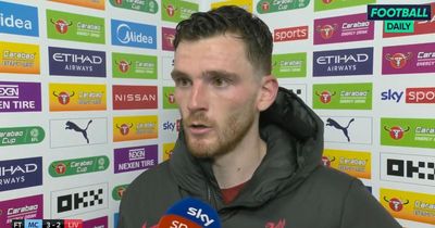 Andy Robertson issues Premier League warning to Liverpool after 'disappointing' Man City defeat