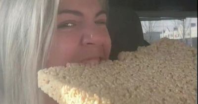 Brit mum discovers foot-long version of snack bar in USA - containing 3,840 calories