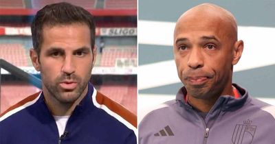 Cesc Fabregas snubs Thierry Henry as he names three most gifted Arsenal teammates