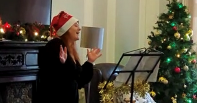 Inspirational Glasgow doctor spreading Christmas cheer by singing in care homes in between hospital night shifts