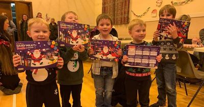 Crossmichael youngsters have fun at Christmas party