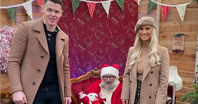 TJ Reid and wife Niamh share snaps with new-born as they visit Santa