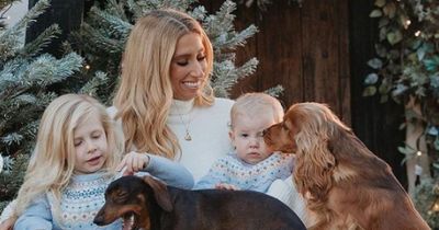 Stacey Solomon forced to explain adorable family Christmas card photos with members missing