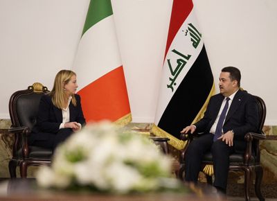 Economic ties head the agenda as Italy’s Meloni visits Iraq