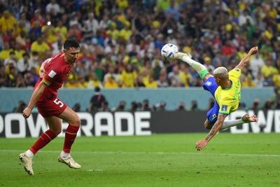 Tottenham striker Richarlison wins World Cup 2022 Goal of the Tournament after stunning Brazil strike