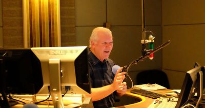 Ronan Collins breaks down in tears as he bids farewell to his lunchtime radio show after more then 43 years