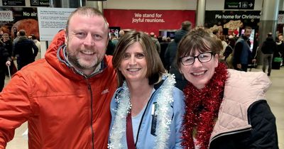 Families reunite for Christmas in moving scenes at Dublin Airport