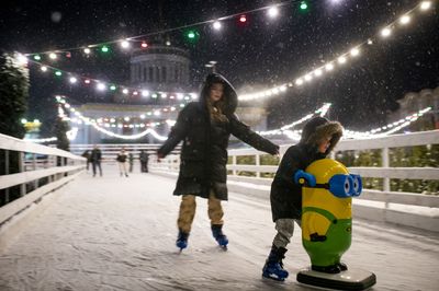 These photos show how daily life continues as Kyiv enters its 2nd winter of war