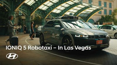Hyundai Shows Off Ioniq 5-Based Robotaxis Operating In Las Vegas