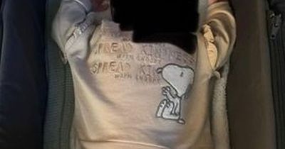 Horrified family complain about 'suggestive' image on baby's clothes from Asda