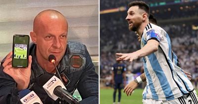 World Cup final referee responds perfectly to claims Lionel Messi goal shouldn't have stood