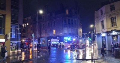 Major Edinburgh city centre road closed as emergency services rush to scene