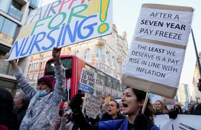 Britain’s health workers announce more strikes for 2023