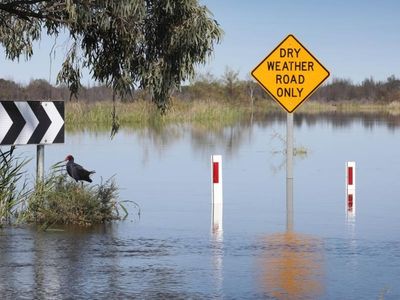 One in 50-year flood lashes remote NT town