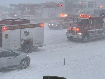 One dead after massive 50-care pileup on Ohio turnpike
