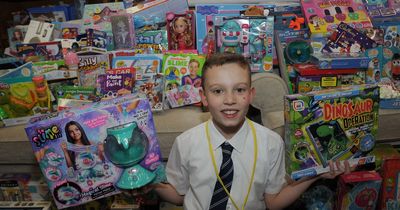 Meet the selfless schoolboy who is Paisley's Christmas angel after organising huge toy donation drive