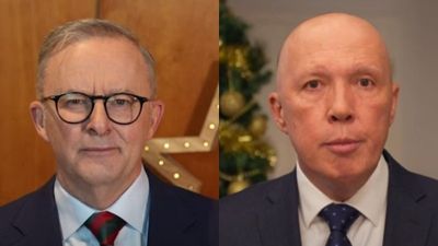 Anthony Albanese and Peter Dutton thank emergency services, defence force members in Christmas messages