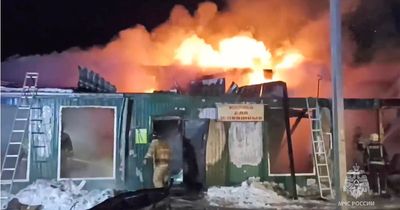 At least 20 people dead after huge fire rips through Russian care home