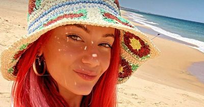 Dianne Buswell stuns in swimsuit snaps from Australia as Joe Sugg wraps up back home