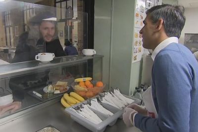 'Out of touch' Sunak asks homeless man if he wants to 'get into finance'