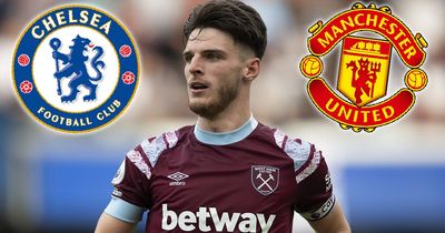 Chelsea 'have edge' in Declan Rice race over Man Utd after West Ham transfer decision