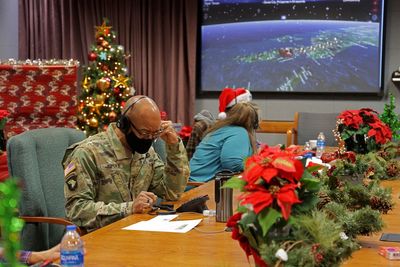 US officials: COVID, bomb cyclone won't slow Santa's travels