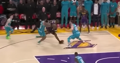 LeBron James avoids nasty injury as he lands awkwardly after shoe fell off in defeat