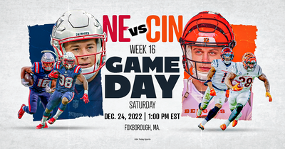 NFL games on TV today: Cincinnati Bengals vs. New England Patriots, live stream, channel, time, how to watch