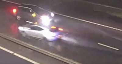 Shocking footage shows drunk driver going wrong way down motorway for 30 miles