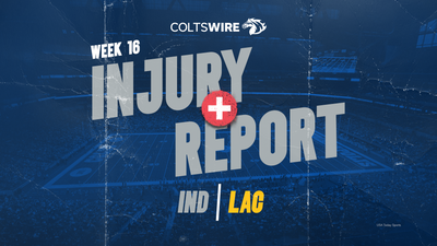 Colts vs. Chargers: Final injury report in Week 16