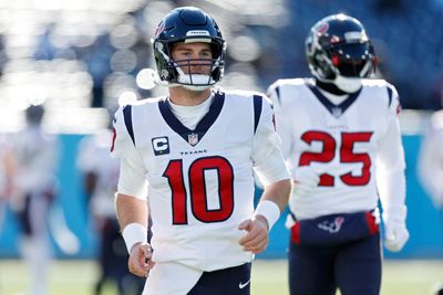 WATCH: QB Davis Mills fumbles for Texans’ first touchdown against the Titans