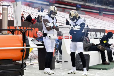 WATCH: Dennis Allen awards game balls to the Saints equipment staff
