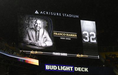 Pittsburgh Steelers’ emotional Franco Harris jersey retirement ceremony