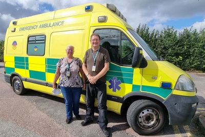 Ambulance staff deliver aid to Ukraine