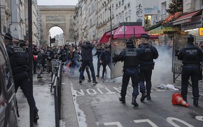 Paris: Police, Protesters Clash For Second Day After Deadly Attack On Kurdish