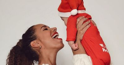 Leona Lewis poses with her baby daughter amid daughter's first ever Christmas