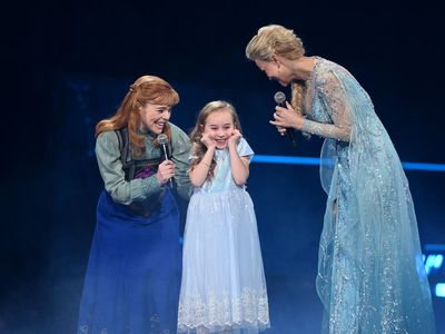 Girl behind viral ‘Let It Go’ video from bomb shelter surprised by West End cast of Frozen