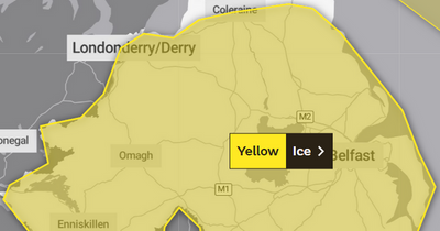 Northern Ireland weather: Ice warning issued for Boxing Day