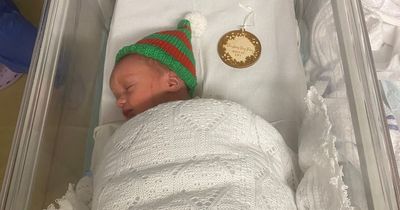 Family's joy as son born on Christmas Day at Leeds hospital