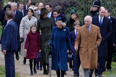 Prince Andrew makes surprise appearance at Sandringham for royals Christmas Day service