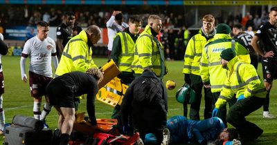 Craig Gordon's message to Hearts teammates immediately after horror injury revealed as Josh Ginnelly hails 'legend'