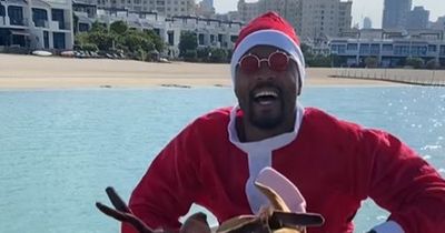 'My crazy defender' - fans react to ex-Man United ace Patrice Evra's bizarre Christmas video